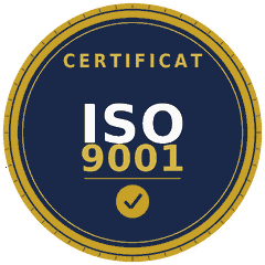 Siglă ISO 9001 — certificat nr. 649C